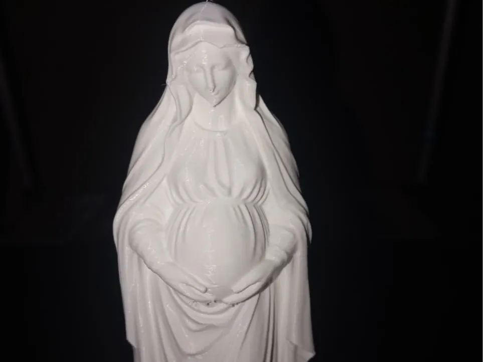 Pregnant Virgin Mary – Sacred Sculpture