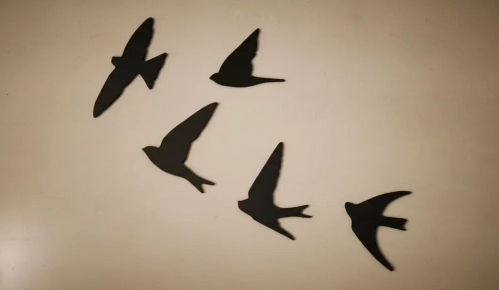 Decorative Flying Birds Set Wall Art