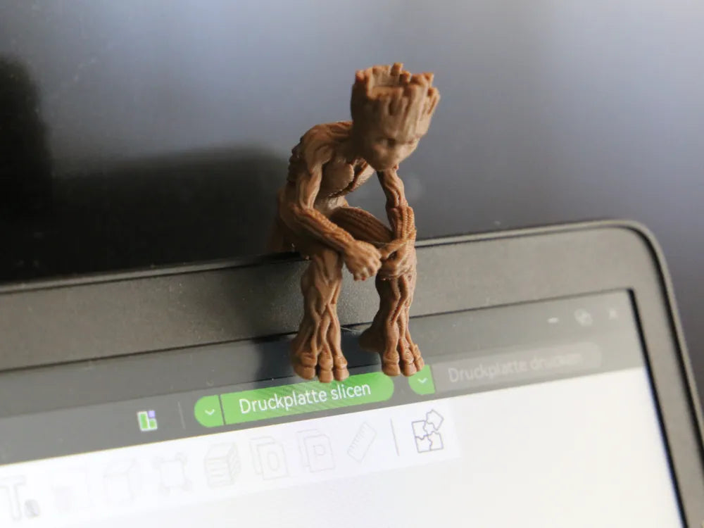 Sad Sitting Groot Figurine – 3D Printed Baby Groot Marvel Collectible