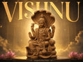 Divine Lord Vishnu with Sheshnag – 3D Printed Hindu Deity Sculpture