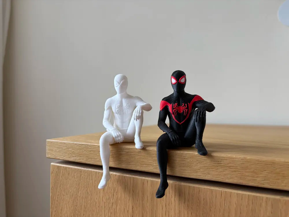 Miles Morales Spider-Man Shelf Sitter Figurine – 3D Printed Marvel Collectible