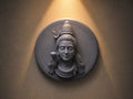 Mahadev Bust Wall Hanging – 3D Printed Lord Shiva Sacred Wall Art