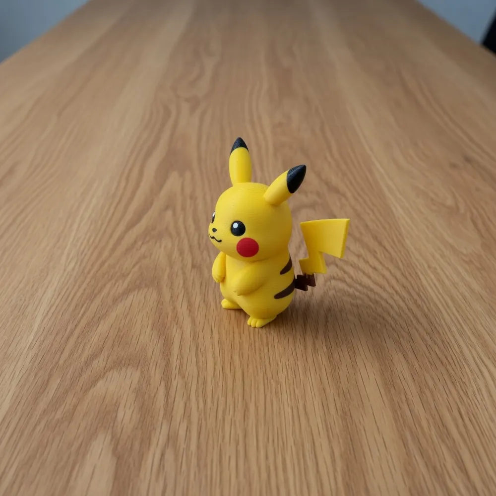 Chibi Cute Pikachu Figure – 3D Printed Pokémon Anime Collectible