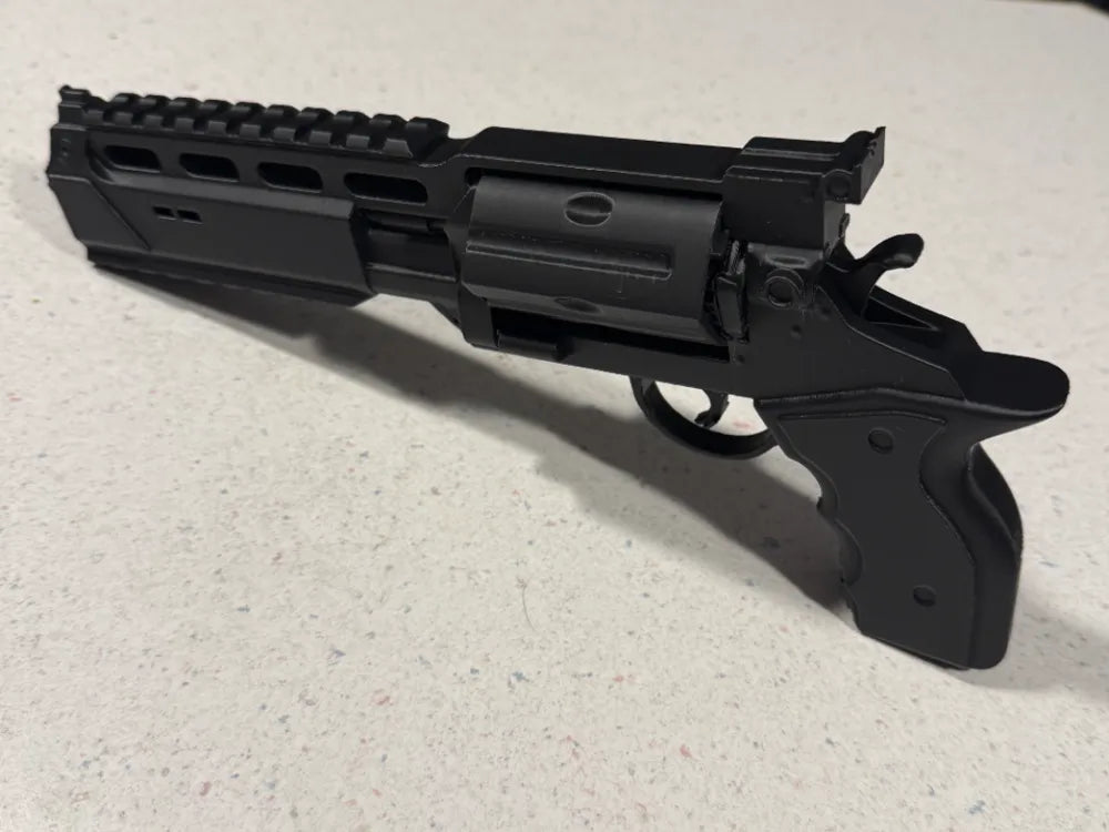 Resident Evil 9 Hand Cannon Prop – 3D Printed Gaming Cosplay Replica