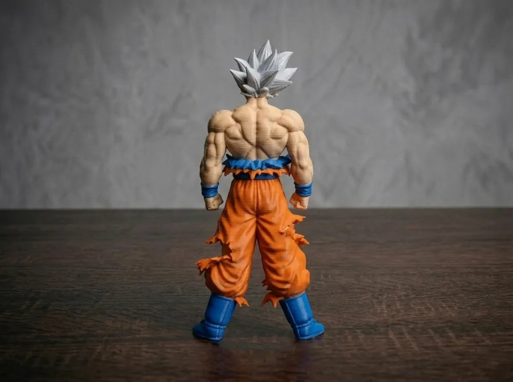 Goku Ultra Instinct Figurine – 3D Printed Dragon Ball Super Anime Collectible