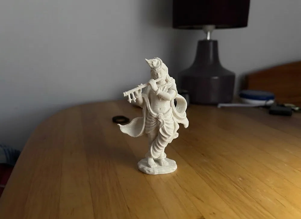Krishna Playing Flute Hindu Deity – 3D Printed Venugopal Figurine