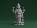 Goddess Lakshmi Figurine – 3D Printed Prosperity and Abundance Idol