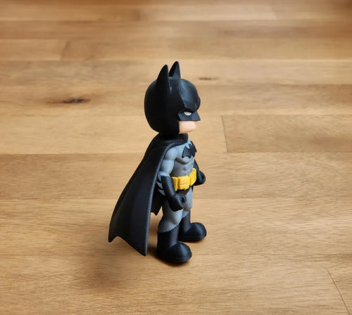 Batman Mini Figure – 3D Printed Dark Knight DC Superhero Collectible