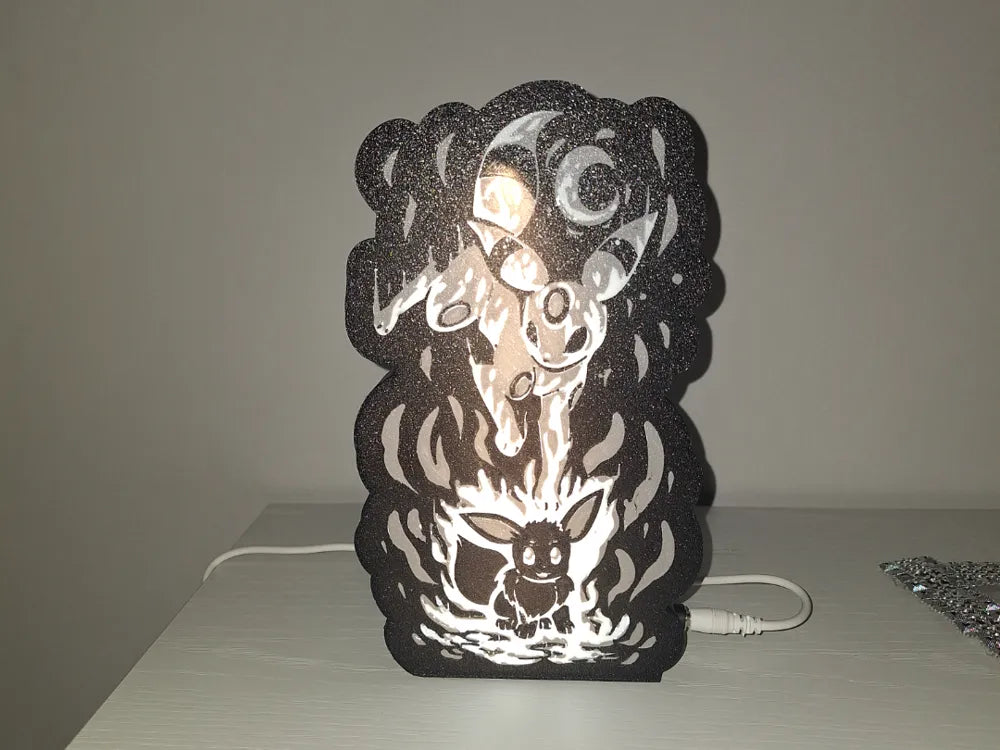 Umbreon Pokémon Lightbox LED Lamp – Multi-Color Desk Light