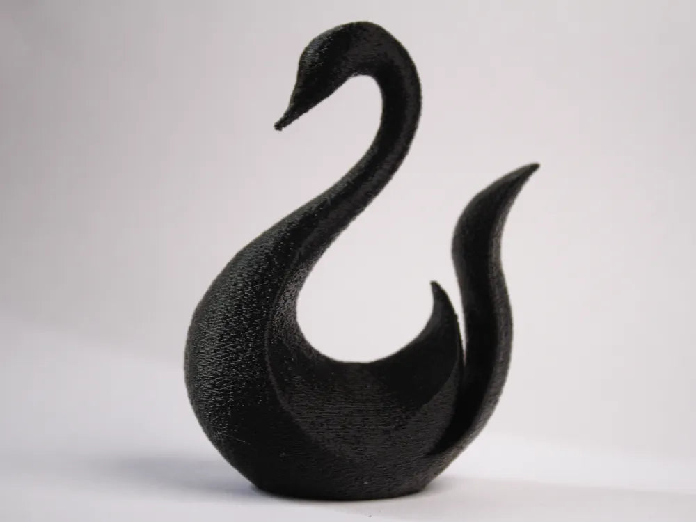Swan Sculpture Home Decor – 3D Printed Graceful Elegant Figurine