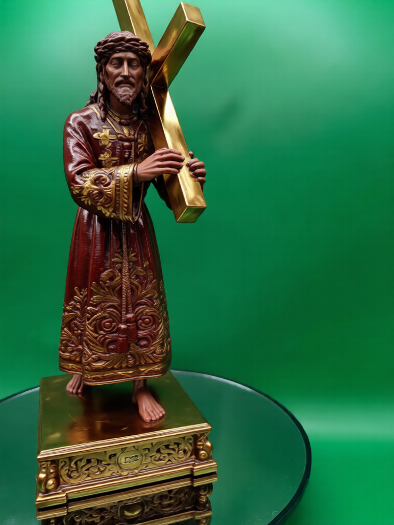 Lord of Seville Metallic Christ Statue – 3D Printed Senor de Sevilla